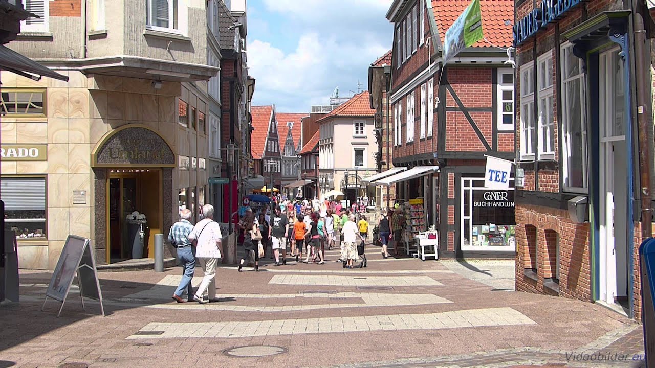 Hansestadt Stade, Altstadt, Poststraße / Hökerstraße - Full HD (1080p) Videobild fußgängerzone wien