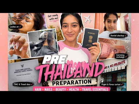 Everything I did before my Thailand trip 🇹🇭✈️ (Complete Travel prep vlog)
