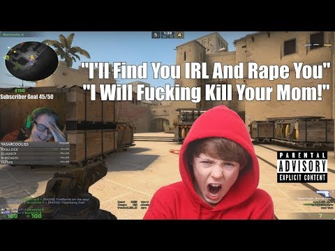 Why Online Gaming Should Be 18+ | Toxic CS:GO Players Raging!