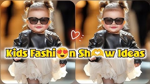 Cutest Kids Fashion Runway Moments | AI Kids Fashion Show 2025 | Stylish Little Models