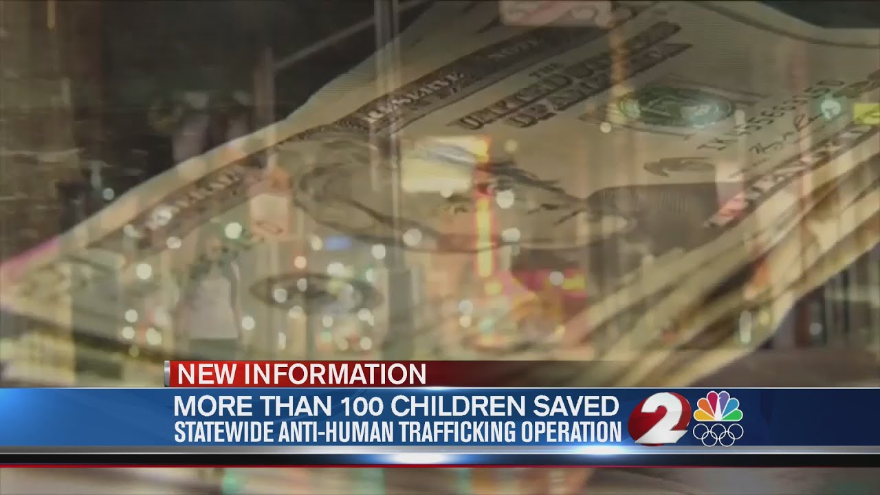 More than 100 children saved in anti-trafficking bust