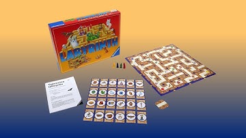 Labirynt- Gra planszowa Ravensburger, video instrukcja, podstawy gry, TM Toys