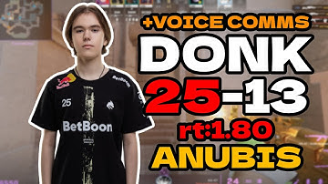 donk (25-13) rt:1.80 SoloQ +VOICE COMMS l (anubis) l NA FACEIT RANKED l Jun 15, 2025 #cs2 #pov