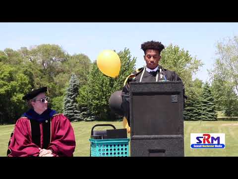 Rochester Math and Science Academy 12th Graduate High School class mohamed mustafa speech 2021