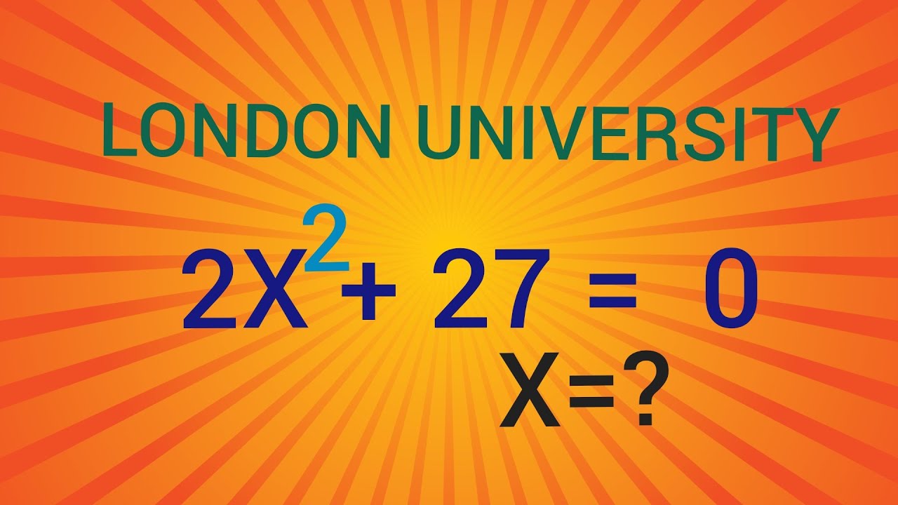 Can you solve equations with Complex numbers?||Imaginary numbers - YouTube