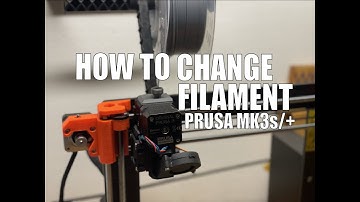 PRUSA MK3S/+ HOW TO CHANGE FILAMENT