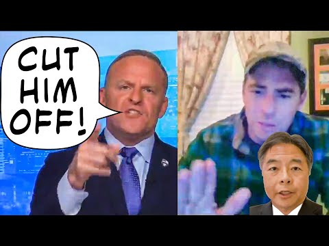 “Cut Him Off!” Yells News Max Host at US Army Vet for Telling the Truth