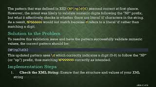 Solving the XML Validation Error with XSD Facet Patterns