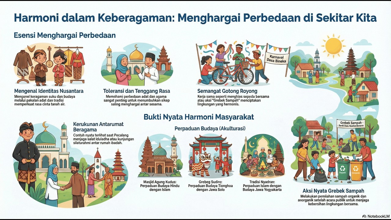 Mengenal Lingkungan Sekitar : Menghargai Perbedaan Identitas Masyarakat | Materi PPKn