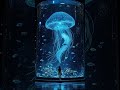 【子供の日特別】大人がハマる深海AI水族館 リラックスループ動画｜AI生成 バイオルミネセント│光るクラゲの時間│#子供の日特別 #癒し動画 #リラックス動画