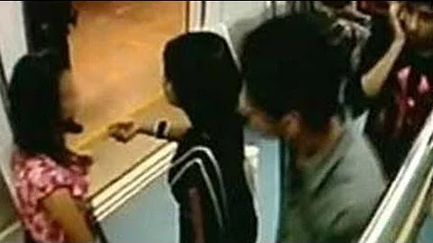 CCTV suggests sexual harassment of girl on Bangalore metro