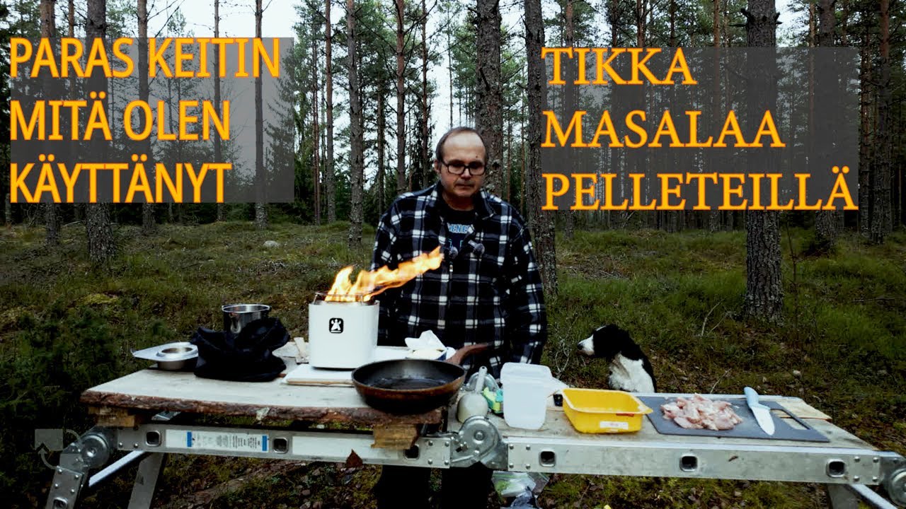 PELLETEILLÄ TIKKA MASALAA/ BONDSTOVE MINI GRILLI #warmbond