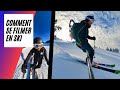 Comment se filmer en ski  camra daction camra 360 supports
