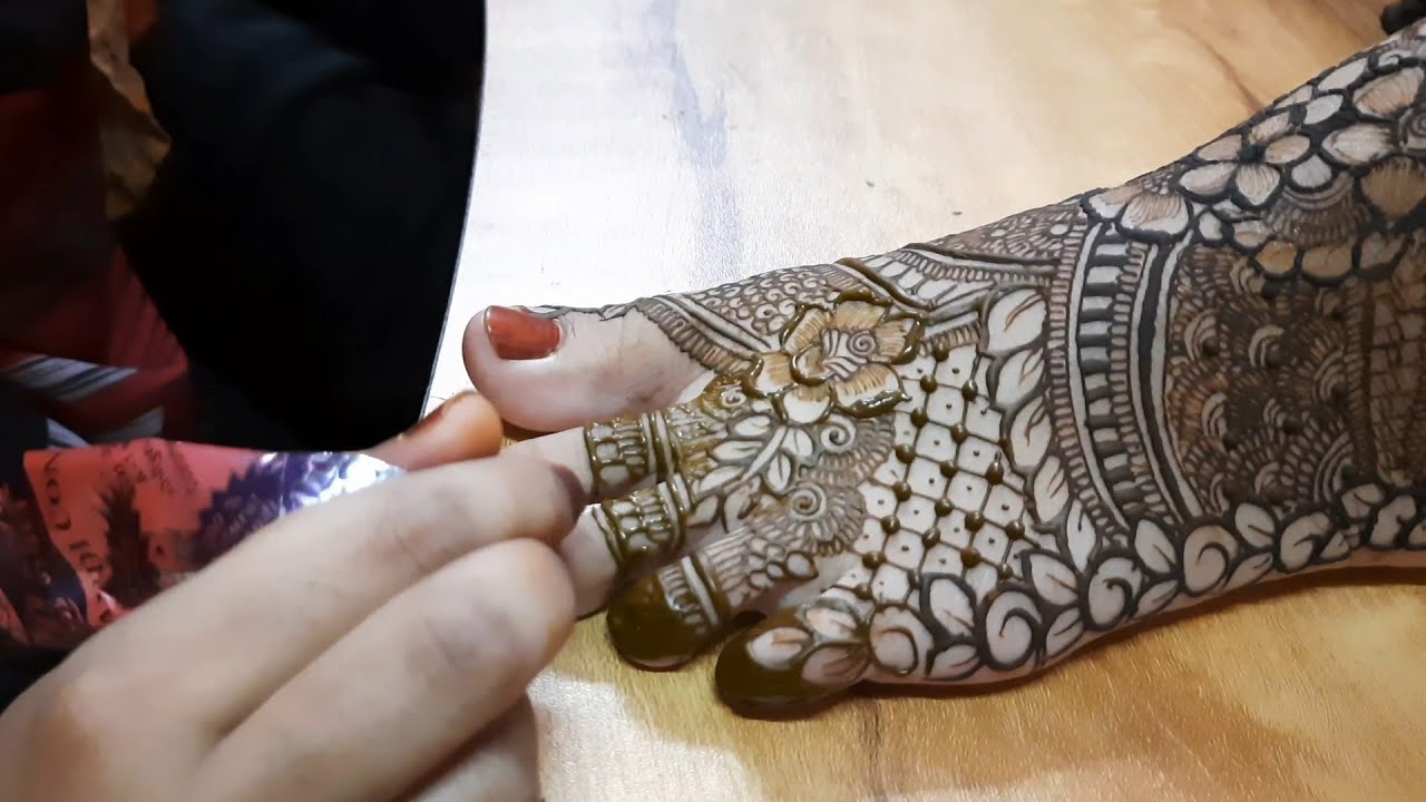 Beautiful & Attractive Bridal Mehndi Designs Full Video | Dulhan Leg Mehndi  Designs | Easy Henna Art - Youtube