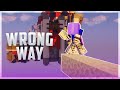 Playing Minecraft Bedwars the Wrong Way