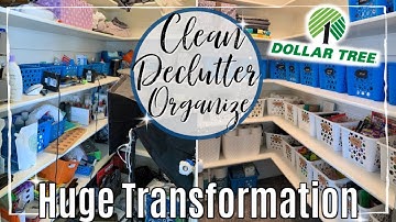 ULTIMATE DECLUTTER ORGANIZE & SPEED CLEAN WITH ME 2019 | LINEN CLOSET DOLLAR TREE ORGANIZATION IDEAS