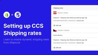 Setting up carrier-calculated shipping rates for Shipdock in Shopify screenshot 5