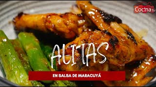 Alitas en salsa de maracuyá - CocinaTv producido por Juan Gonzalo Angel Restrepo