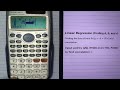Perform Linear Regression on Calculator Casio Fx 115ES PLUS (2026)