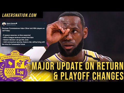 Major Update On NBA's Return, Playoff Changes