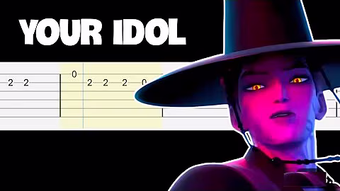 Your Idol - Kpop Demon Hunters (Easy Guitar Tabs Tutorial) Saja Boys