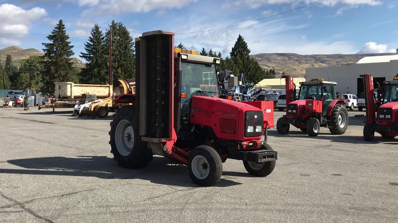 Lot 44 MF 4335 Mower Tractor