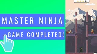 Master Ninja - Shuriken Puzzle | Game Completed! | iOS / Android Mobile Gameplay screenshot 4