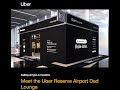 Meet the Uber Reserve Airport Dad Lounge in Chicago ???? What is this?