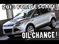 FORD ESCAPE S 2.5L  Oil Change 2013-2014-2015 SIMPLE   **Best How to**