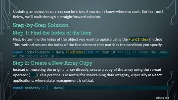 Updating a Single Value in an Array of Objects: A Guide to JavaScript Magic