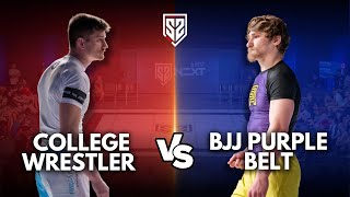 College Wrestler Vs Bjj Purple Belt | Noah Reedy Vs Luke Ruffo