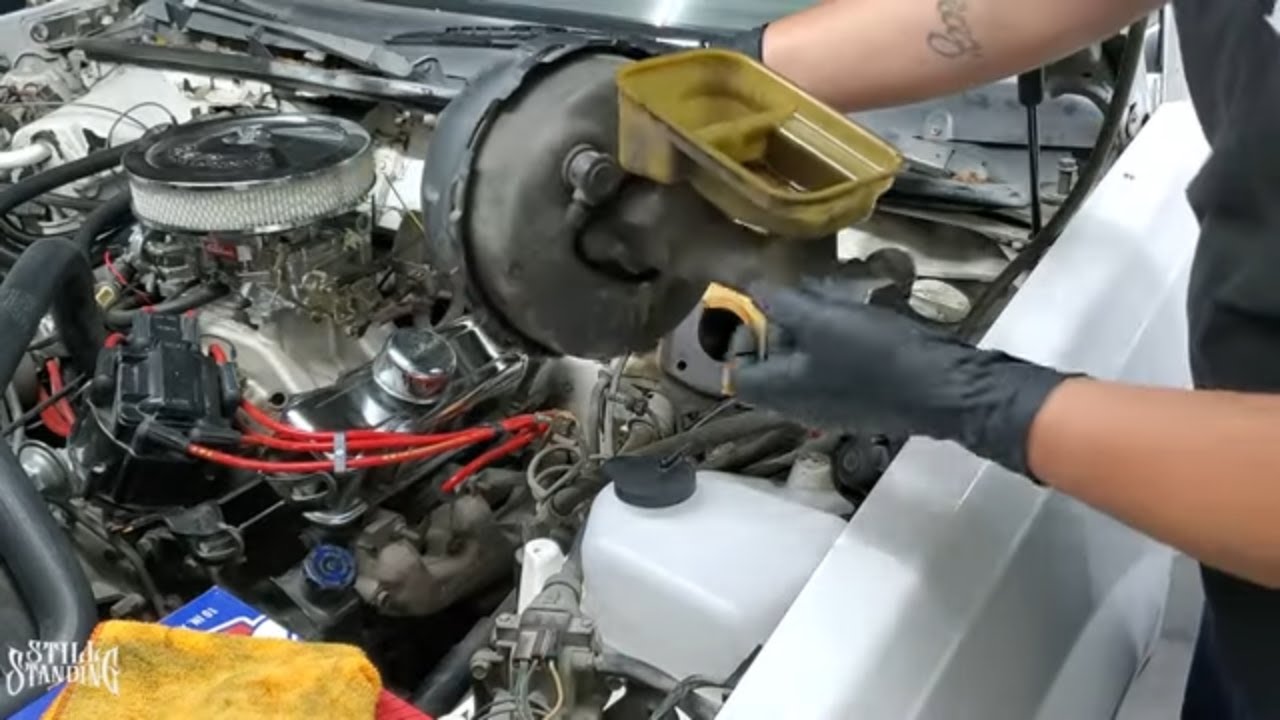 G Body Brake Booster Replacement 83 Regal YouTube