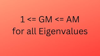 Proof of - Geometric Multiplicity is less equal Algebraic Multiplicity
