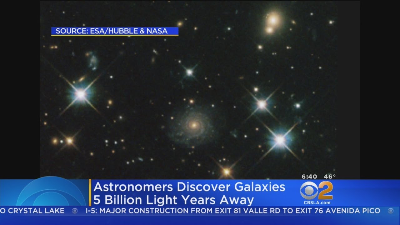 Hubble Telescope Snaps Photos Of Galaxies 5 Billion Light Years Away