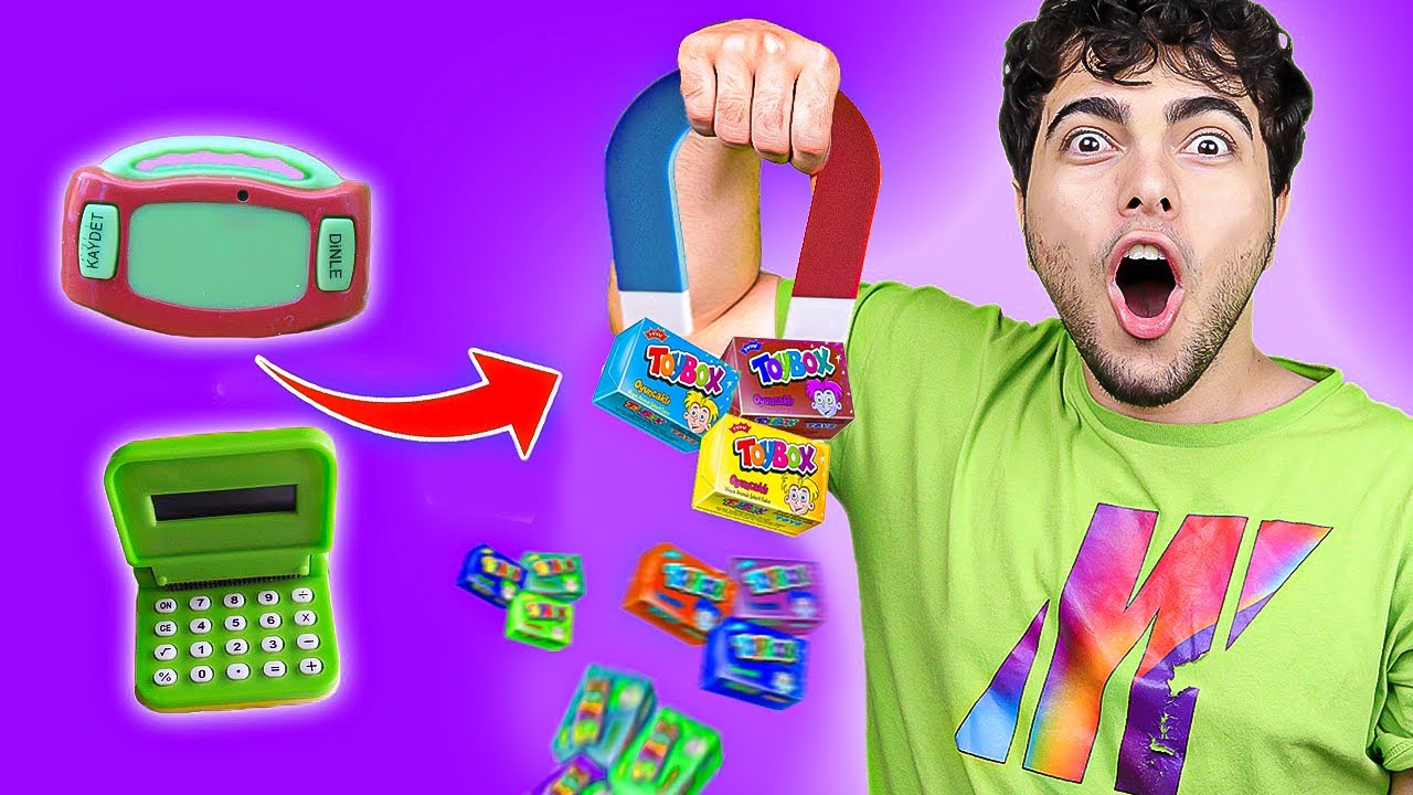 Tüm Marketlerde TOYBOX MIKNATIS HİLESİNİ TEST ETTİK ! *İşe Yarıyor*
