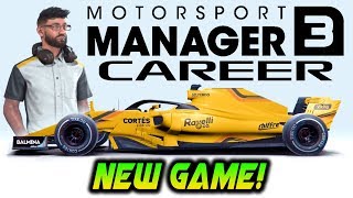 NEW F1 GAME! Motorsport Manager Mobile 3 Career Mode Gameplay!