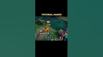 HANZO TOTURIAL COMBO #mobilelegends #mlbb #tutorial #mlbbcreatorcamp #mobilelegendsbangbang