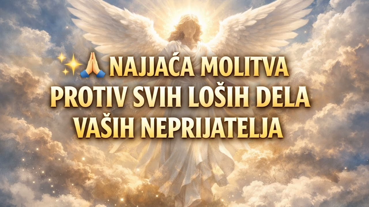 ✅ VAŽNO ✨🙏 NAJJAČA MOLITVA PROTIV SVIH LOŠIH DELA VAŠIH NEPRIJATELJA ✨️ POSLUŠAJ ODMAH ✨