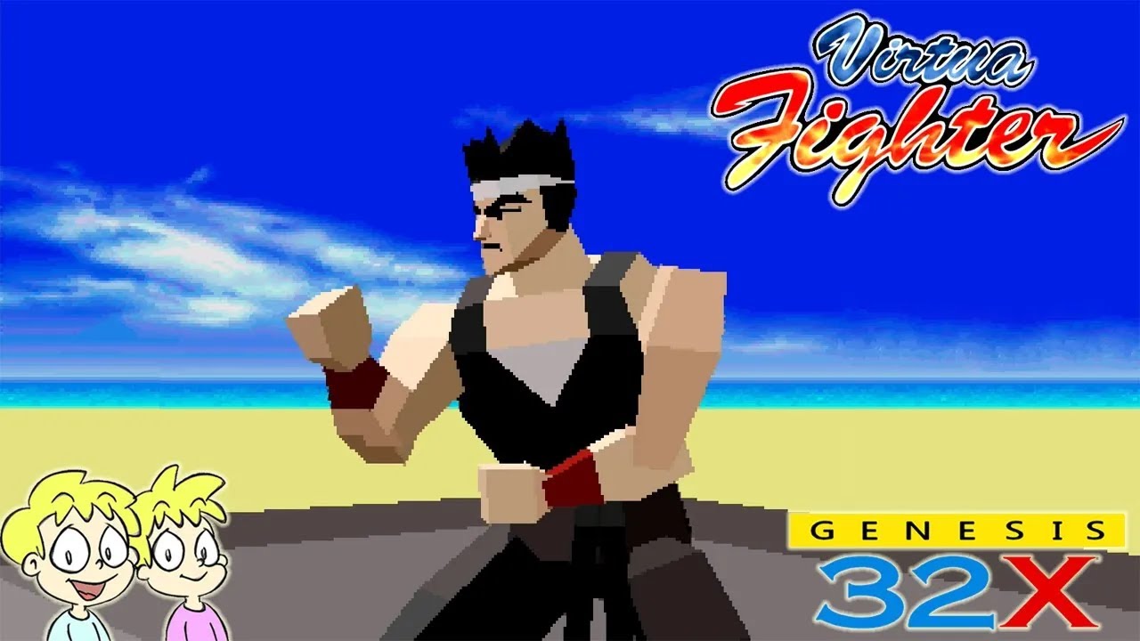 Virtua Fighter - Akira Yuki Playthrough - Sega Genesis 32X