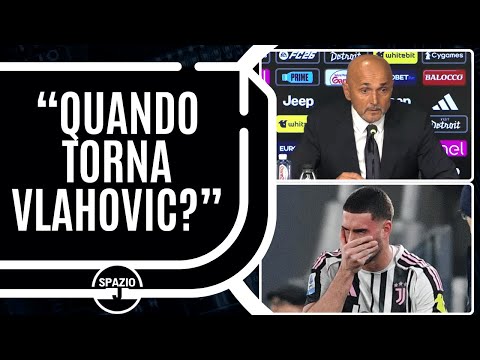Video INFORTUNIO VLAHOVIC | SPALLETTI fa chiarezza sui TEMPI DI RECUPERO durante la CONFERENZA STAMPA