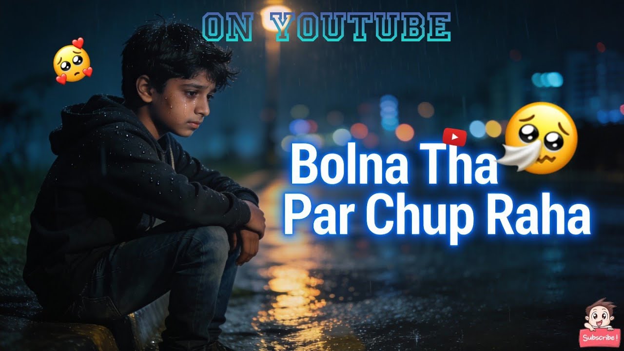 Chuto Rahuja Bolna Tha Par Chup Raha 💔 | Heart Touching Sad Song | Emotional Hindi ...