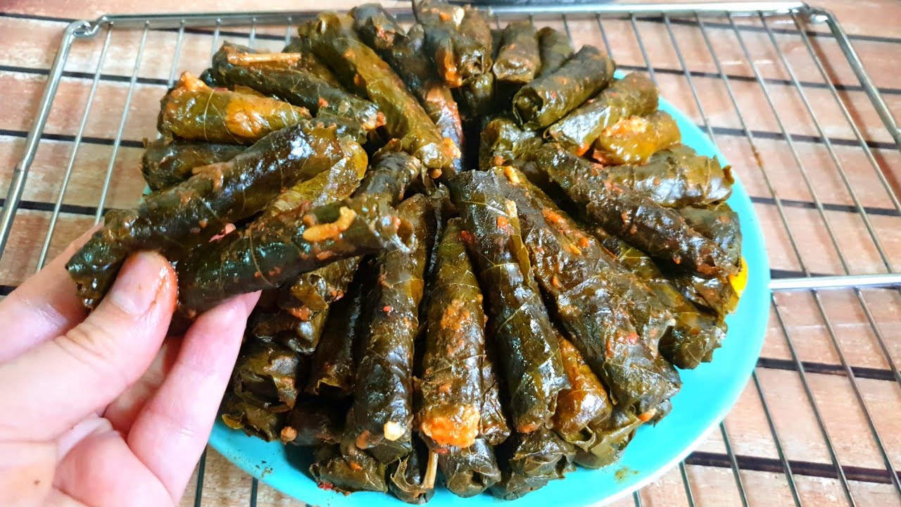 ???? SARMAYI BU YÖNTEMLE YAPIN HERKES TARİF İSTEYECEK/ TAM KIVAMINDA BOL ZEYTİNYAĞLI YAPRAK SARMASI ????