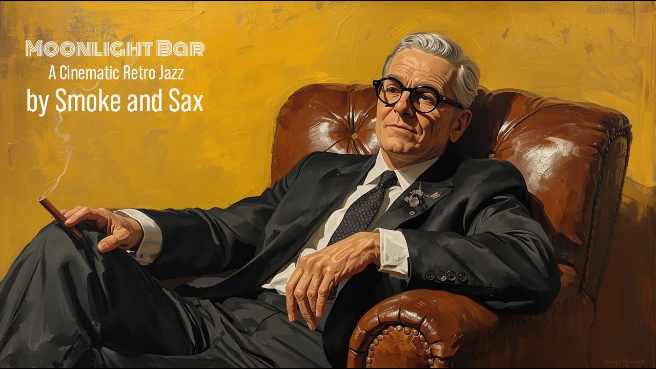 Moonlight Bar — A Cinematic Retro Jazz Experience | Vintage Sax & Piano for Late Nights