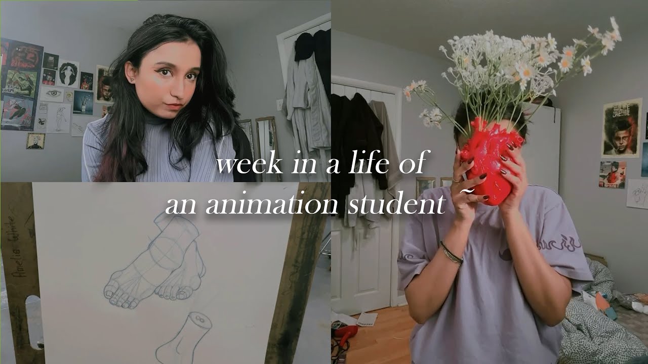 a week in a life of an animation student