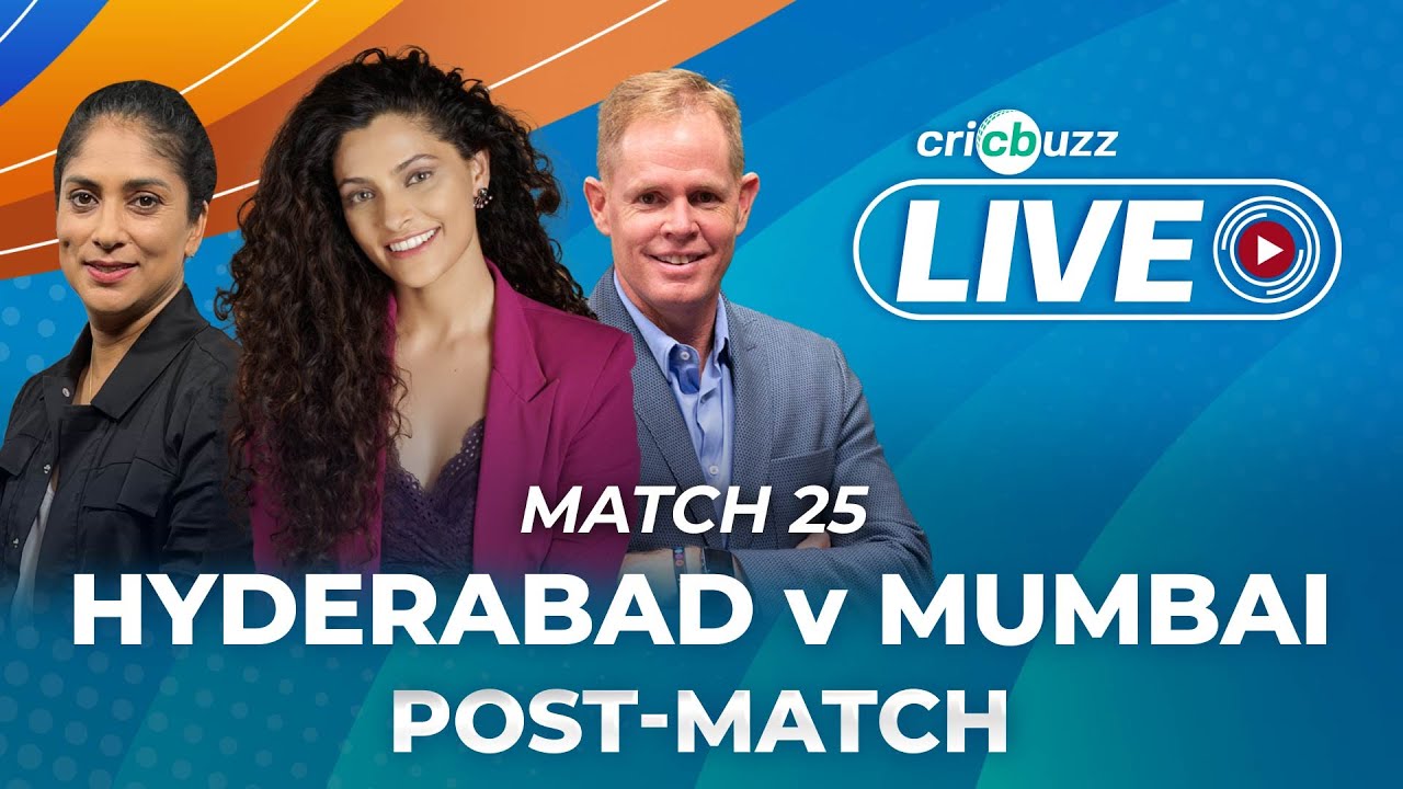 SRHvMI Cricbuzz Live Match 25 Hyderabad v Mumbai, Post-match show