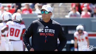 NC State HC Dave Doeren meets with the media after the Spring Game