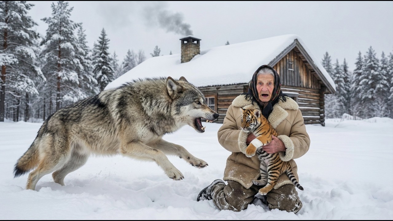 An Elderly Woman Saved a Dying Tiger Cub — Then a Miracle Appeared at Her Door