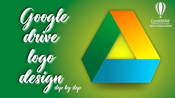 how to make google drive logo in coreldraw | logo design in coreldraw | technophile | Hindi/Urdu