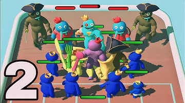 Merge Rainbow : 3D Run - Walkthrough Part 2 Levels 11-15  - Android ios Gameplay