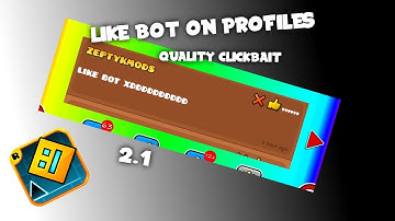 Geometry Dash - Like Bot on Profiles